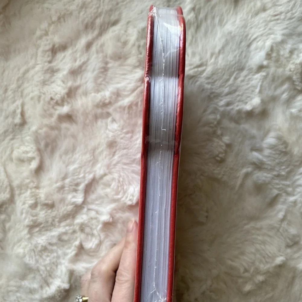 Bella Bug‎ Die Cut Leatherette Journal Rooster Red Leather 250 Pages NEW
